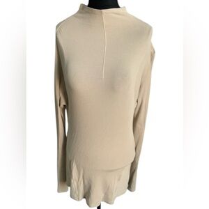 LULULEMON Trench Colour Long Sleeve Mock Neck Shirt Women’s Size 10 Medium